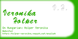 veronika holper business card